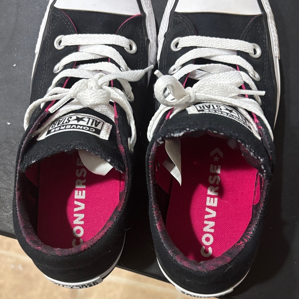 Converse Classic Black Pink and White Low-Tops Size 6 - Picture 6 of 6